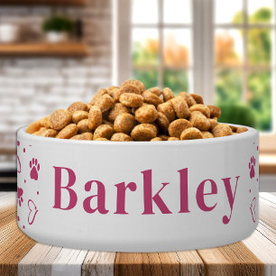 Tigela Engraçado Pet Bowl de Cachorro Personalizado