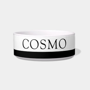 Tigela Escolha qualquer cor Nome personalizado de Pet Nom