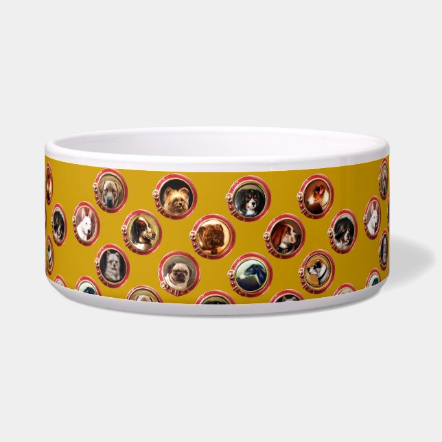 TIGELA ESMALTES VITORIANOS / RETRATOS DE CÃES MINIATURA A (Direita)