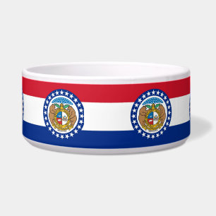 Tigela Estado do Missouri Flag Pet Bowl