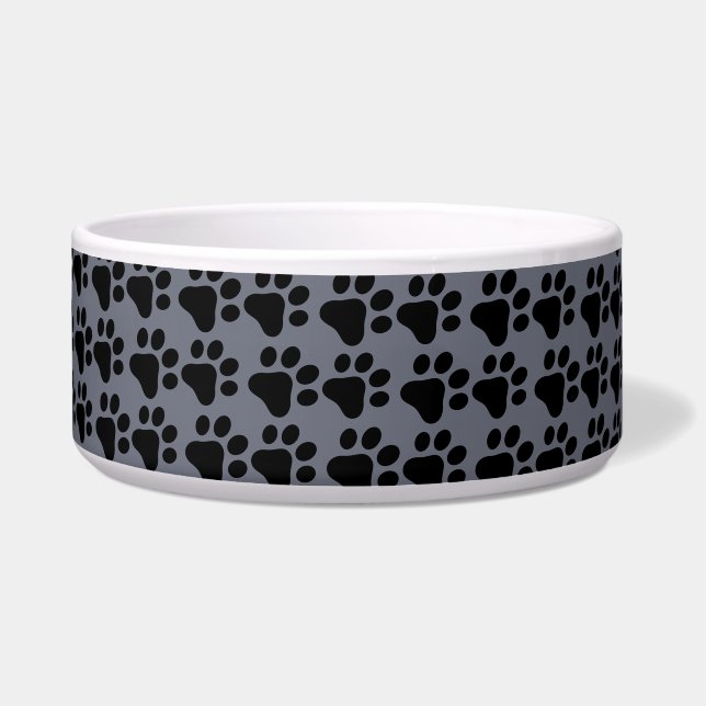 Tigela Estampas para gatos/cães - cinza moída (Frente)