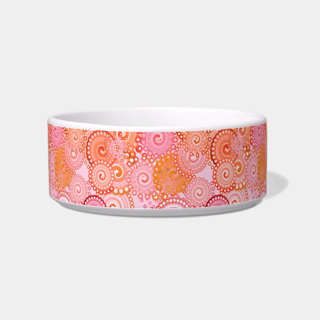 Tigela Estilos frágeis, coral e rosa (Esquerda)