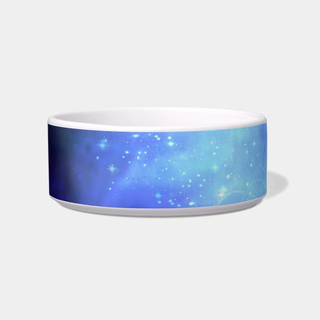 Tigela Estrelas azuis no espaço (Frente)