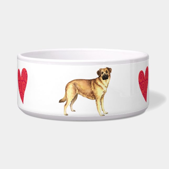 Tigela Eu amo meu Chinook (Direita)