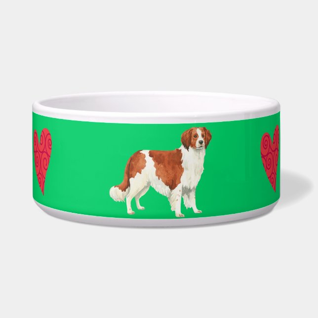 Tigela Eu amo meu Kooikerhondje (Direita)