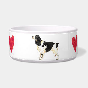 Tigela Eu amo meu Spaniel de Springer inglês