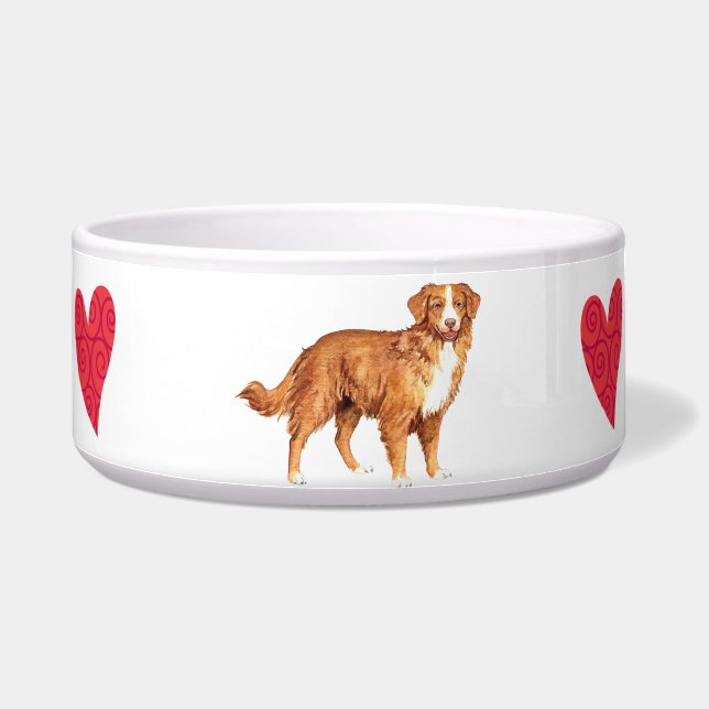 Tigela Eu amo meu Toller (Direita)