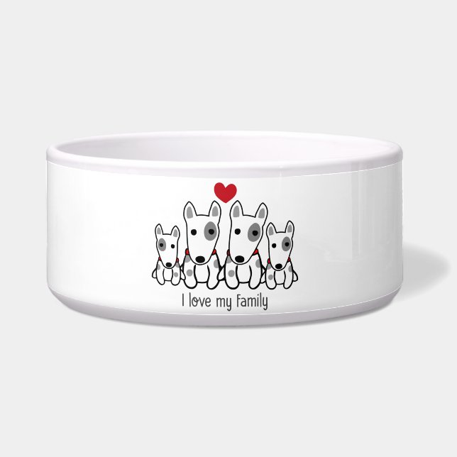 Tigela Eu Amo Minha Família (Frente)