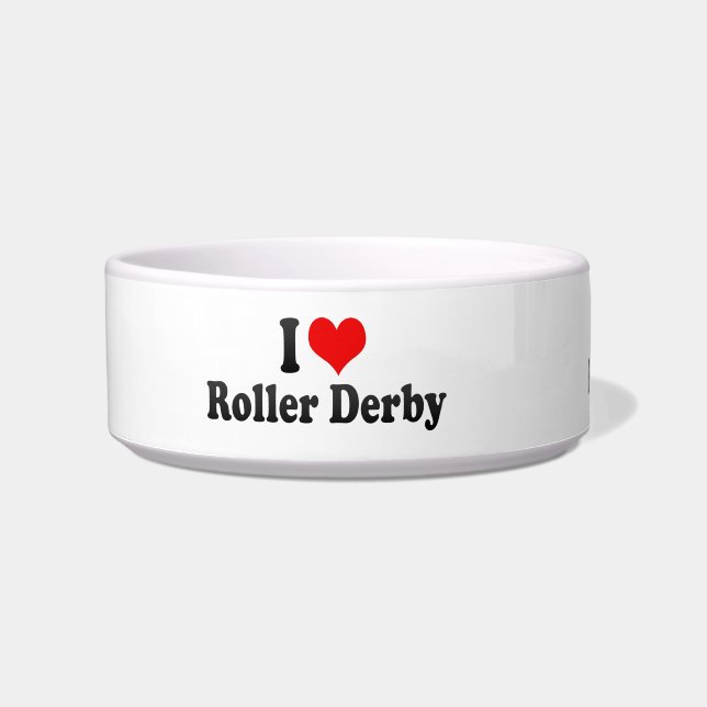 Tigela Eu amo o rolo Derby (Frente)