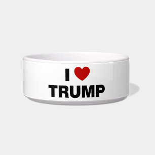 Tigela Eu Amo Trump