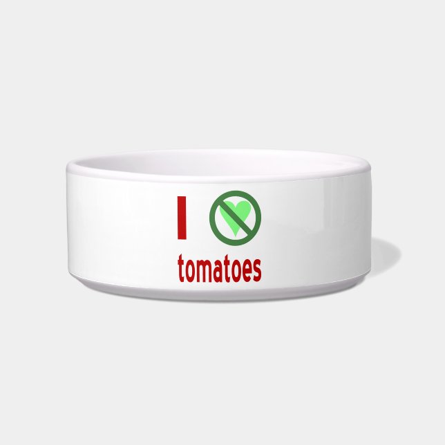 Tigela Eu Odeio Tomates Sem Amor (Frente)