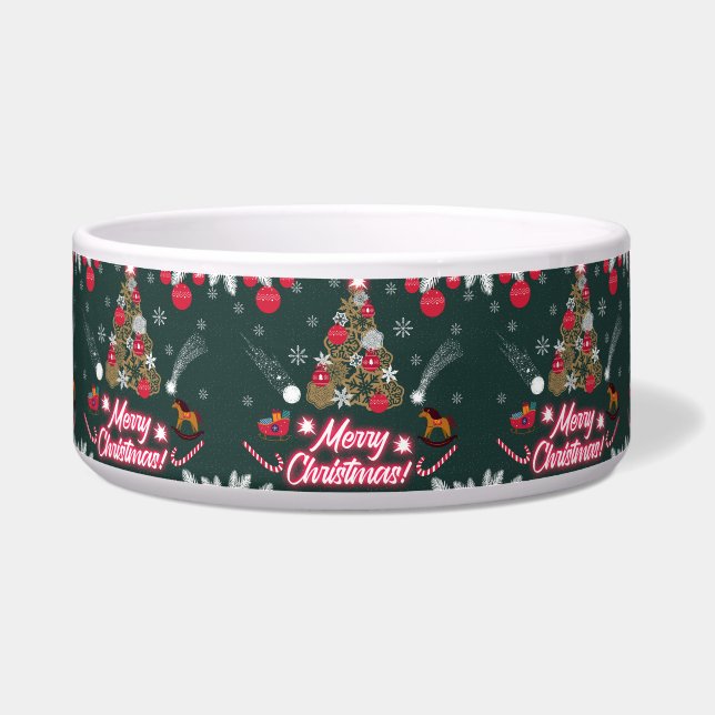 Tigela Evergreen Joy do Natal (Frente)