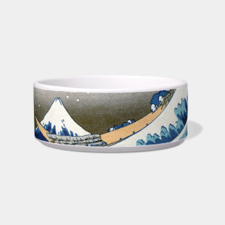 Tigela Excelente Wave Off Kanagawa Vintage Fine Japonês