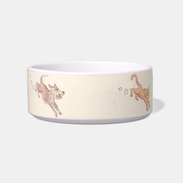 Tigela Executando o Cat & Dog Pet Bowl (Frente)