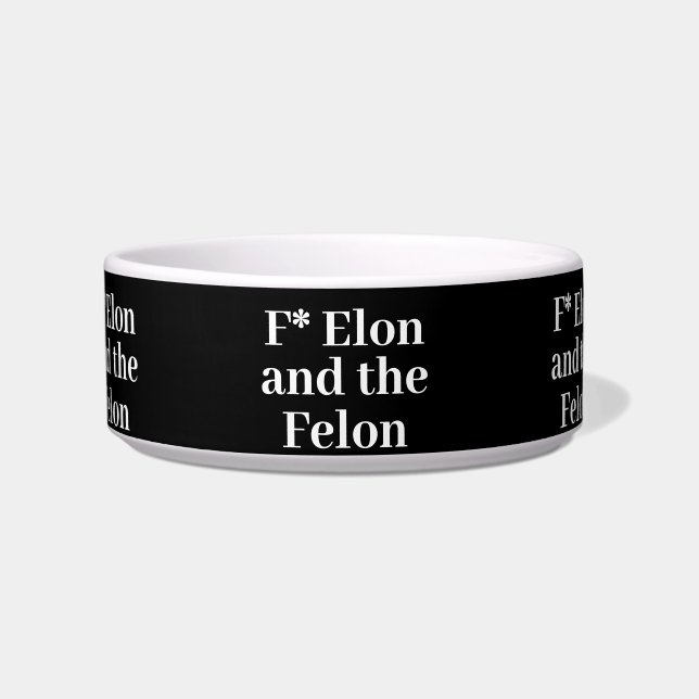 Tigela F* Elon Pet Bowl (Frente)