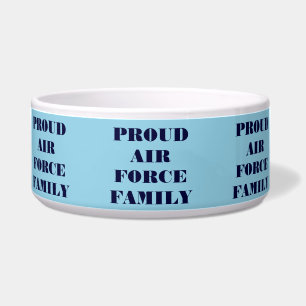 Tigela Família da Força Aérea Orgulhosa Pet Bowl