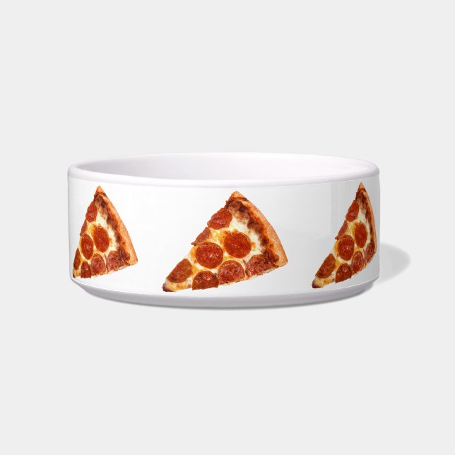 Tigela Fatia de pizza de pepperoni clássica derretida do  (Frente)