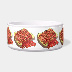 Tigela Feijões assados com Comida de carne britânica torr