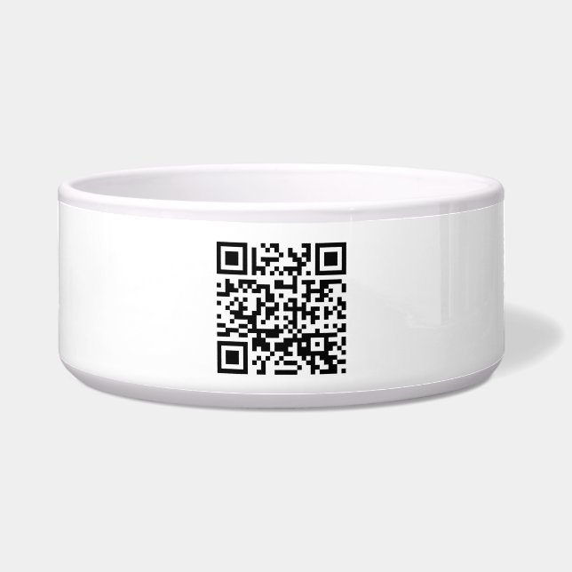 Tigela Feliz ano novo! — Código QR (Frente)