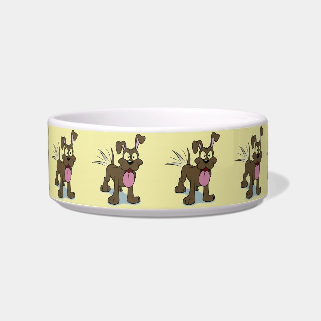 Tigela Feliz Cão Pet Bowl (Frente)