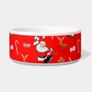 Tigela Feliz Natal Belo Velho Natal 25 de dezembro Natal