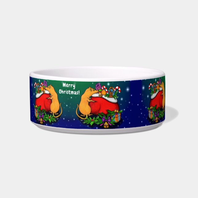 Tigela Feliz Natal com Rat Prince (Direita)