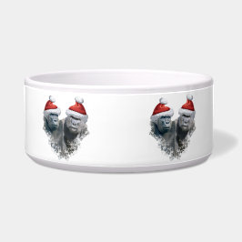 Tigela Feliz Natal Gorila