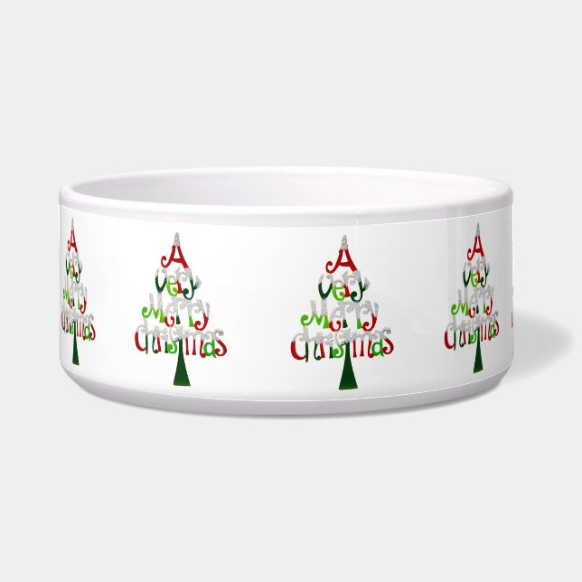 Tigela Feliz Natal Pet Bowl (Frente)