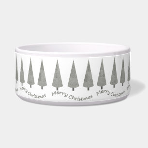 Tigela Feliz Natal Tree Houndstooth