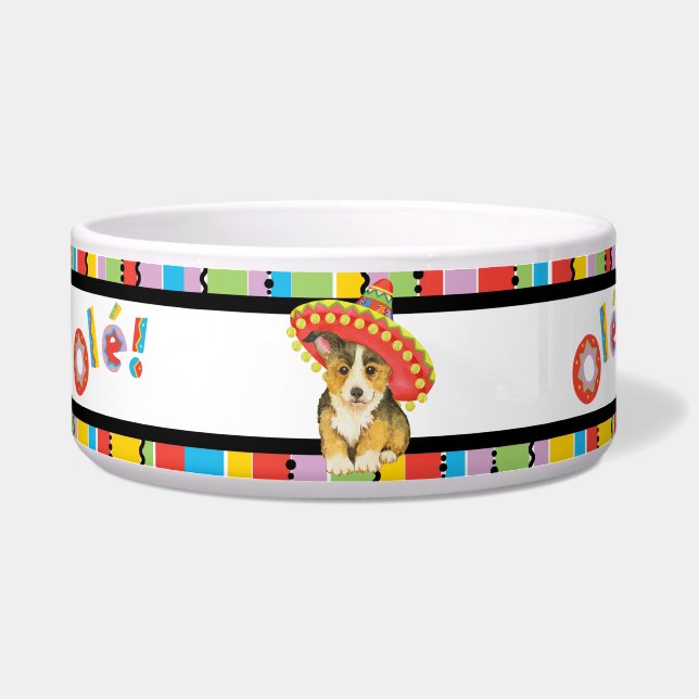 Tigela Fiesta Pembroke Welsh Corgi Pet Bowl (Esquerda)