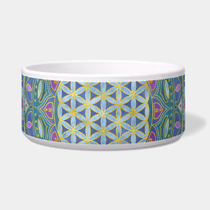 Tigela Flor Da Vida - Estilo De Mandala Índia 1