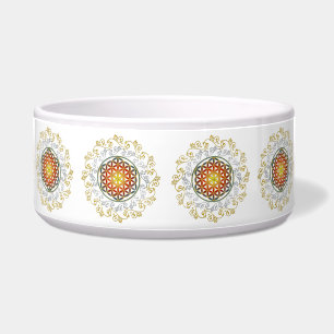 Tigela Flor Da Vida - Vintage Ornament Mandala 1