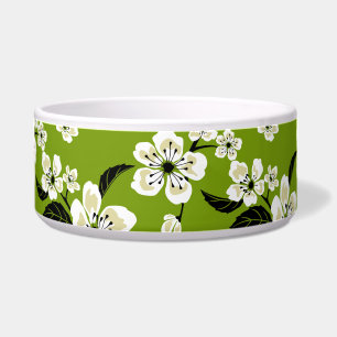 TIGELA FLOR DE CEREJEIRA - SAKURA EM VERDE MATCHA