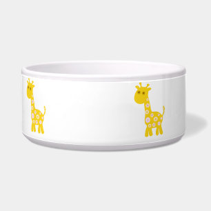 Tigela Flor de Girafa Amarelo-Bonita