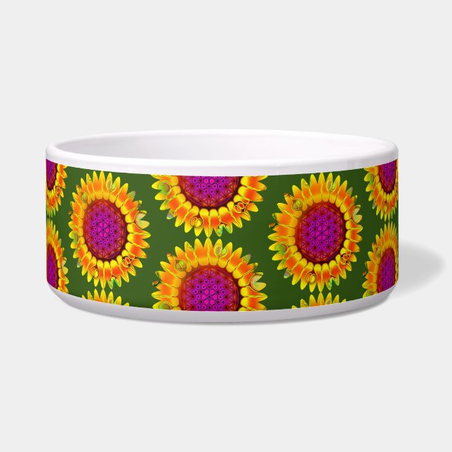 Tigela Flor De Vida - Flor Geométrico 4 (Frente)