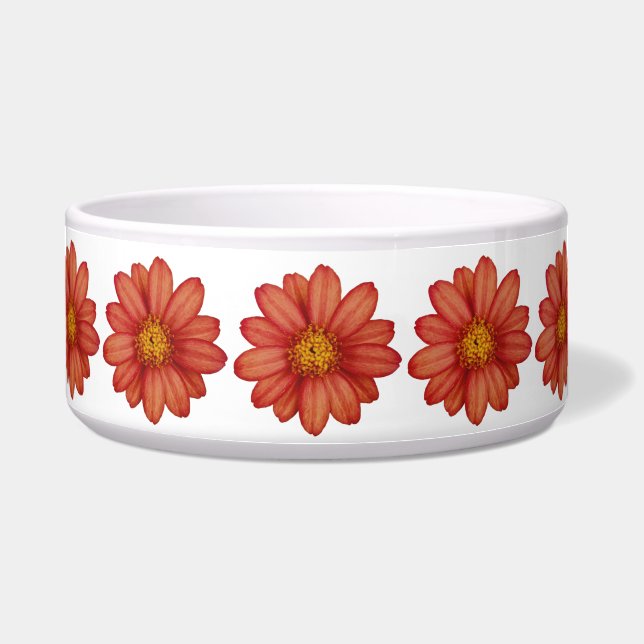 Tigela flor vermelha (Frente)