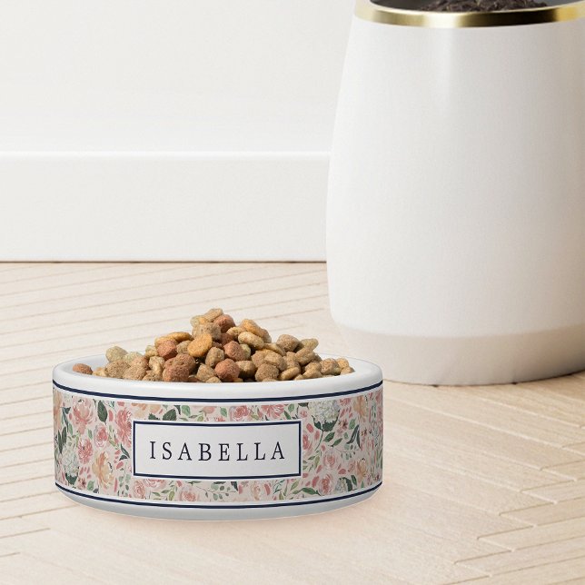 Tigela Floral de Verão | Pet Personalizado (Criador carregado)