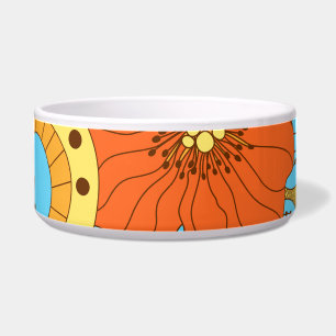 Tigela Floral Desenhado À Mão: Colorida Sem Costura