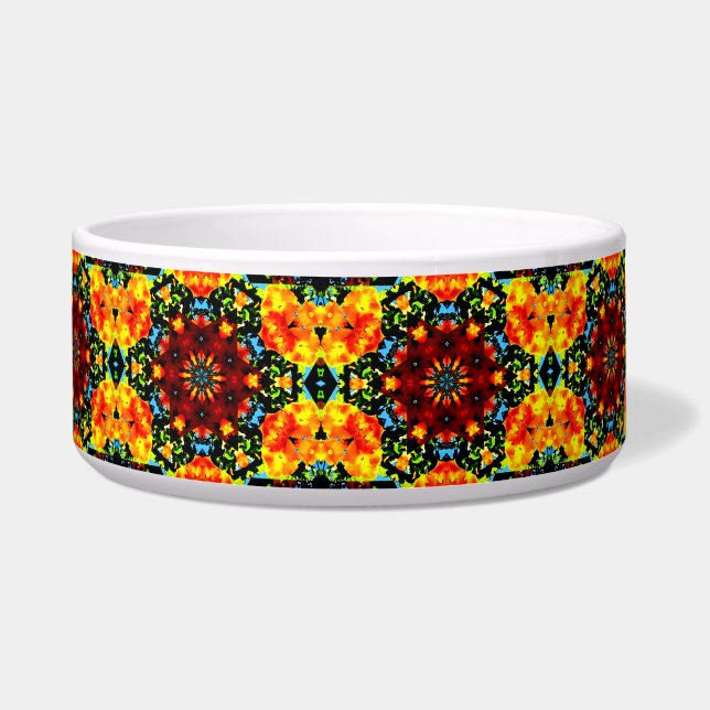Tigela Floral Orange (Frente)