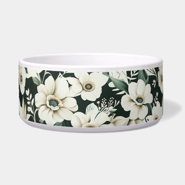 Tigela Flores de marfim elegantes (Frente)