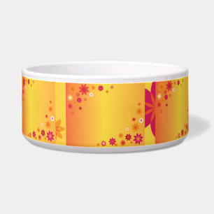 Tigela Flores Pet Bowl,