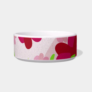 Tigela Flores Rosa e Vermelha - Floral