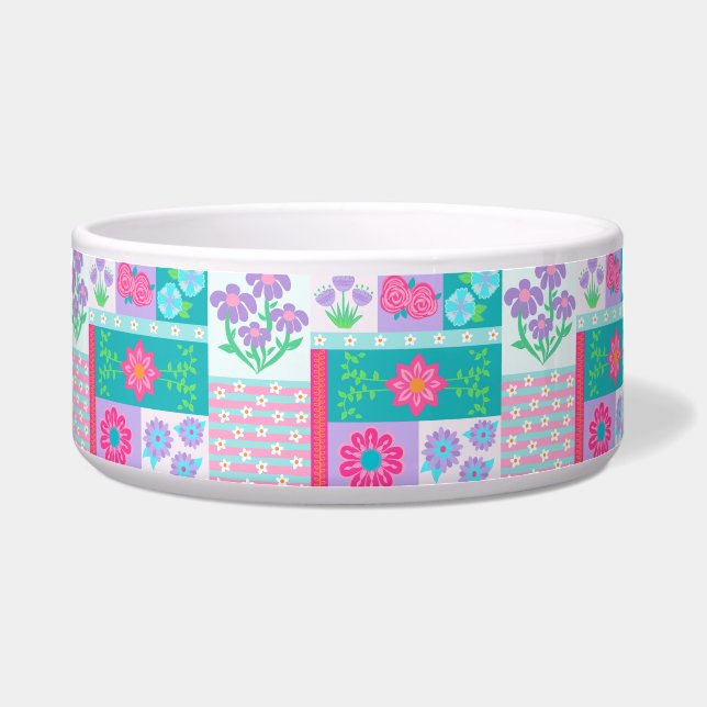 Tigela Flores Vibrantes em Flor Design (Frente)