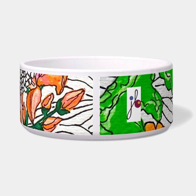 Tigela Flower Arranging Pet Bowl (Traseira)