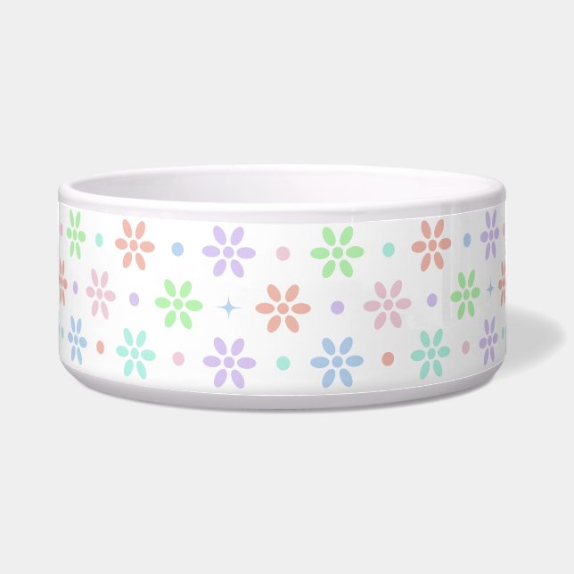 Tigela Flowers, Dots & Sparkles (Frente)