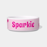 Fofa Personalizável Rosa Divertida Cachorro Gato P