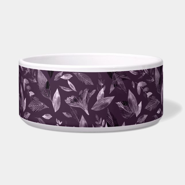 Tigela Folhas de cor aquosa 7 (Frente)