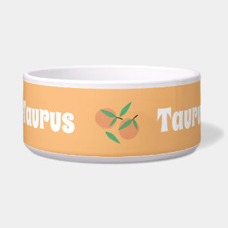 Tigela Folhas de Laranja Desenhadas à Mão 