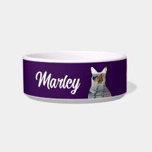 Forma de cerâmica de foto de gato 