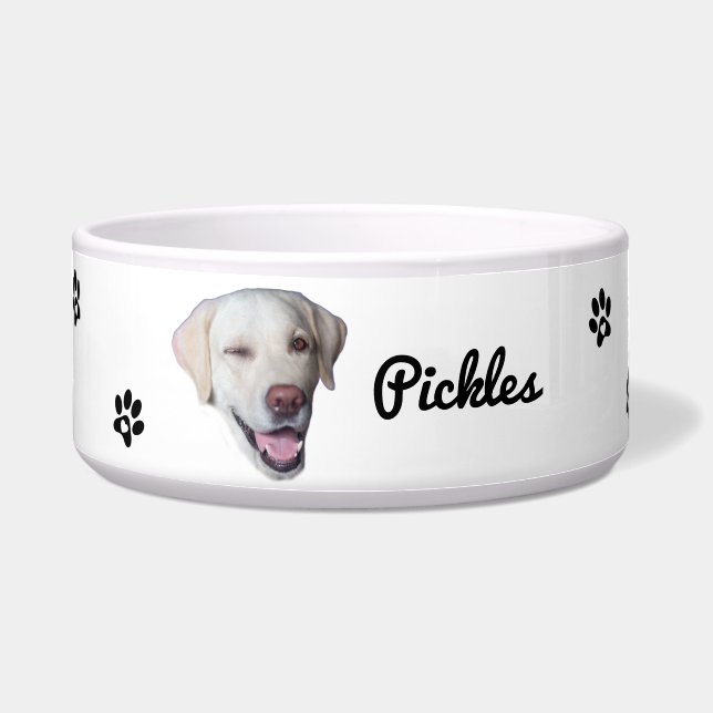 Tigela Foto Personalizada de Cachorro (Frente)